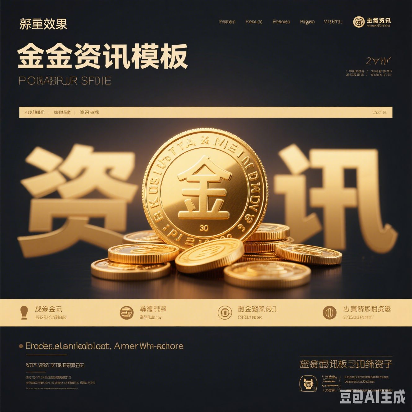 Illustrative chart of the gold market