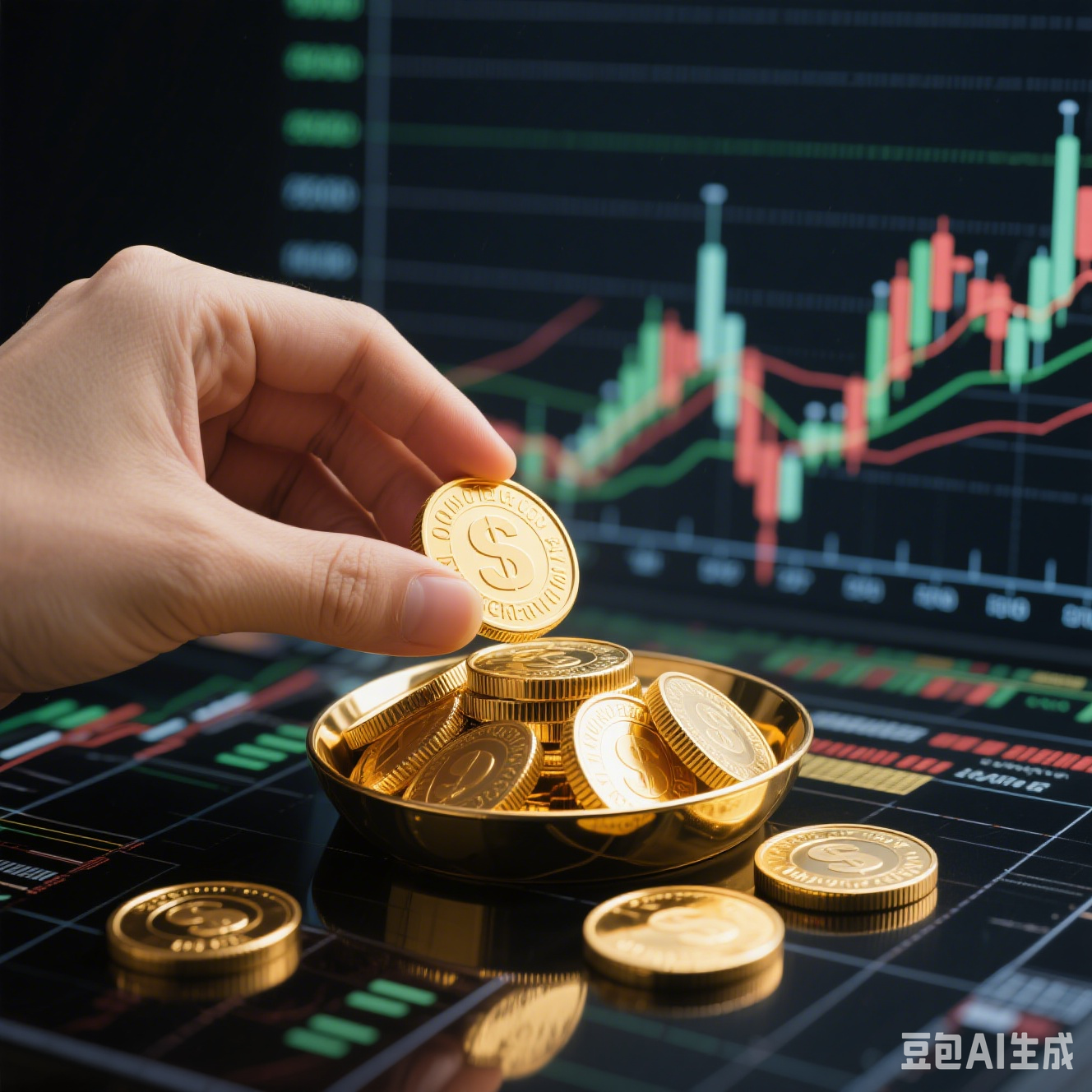 Illustration of divergence in precious metals prices