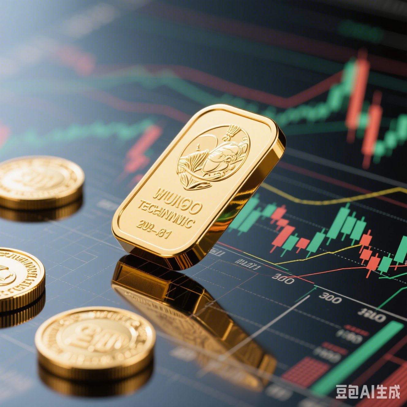 Illustration of precious metals market analysis