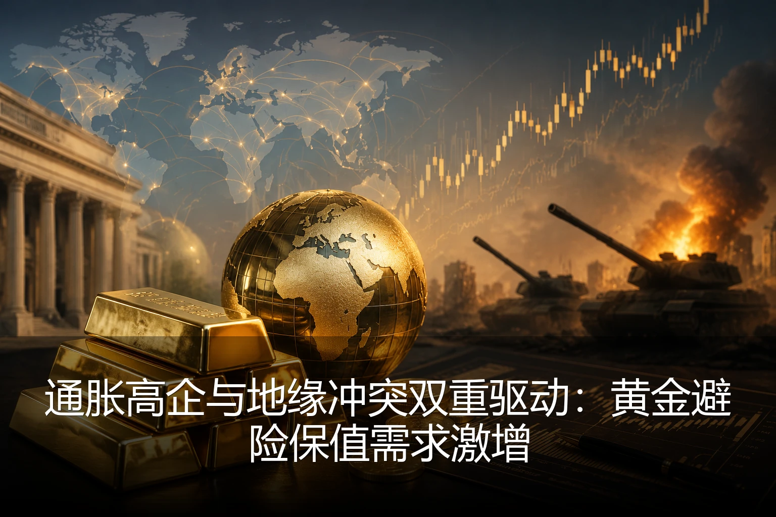 通胀高企与地缘冲突双重驱动：黄金避险保值需求激增