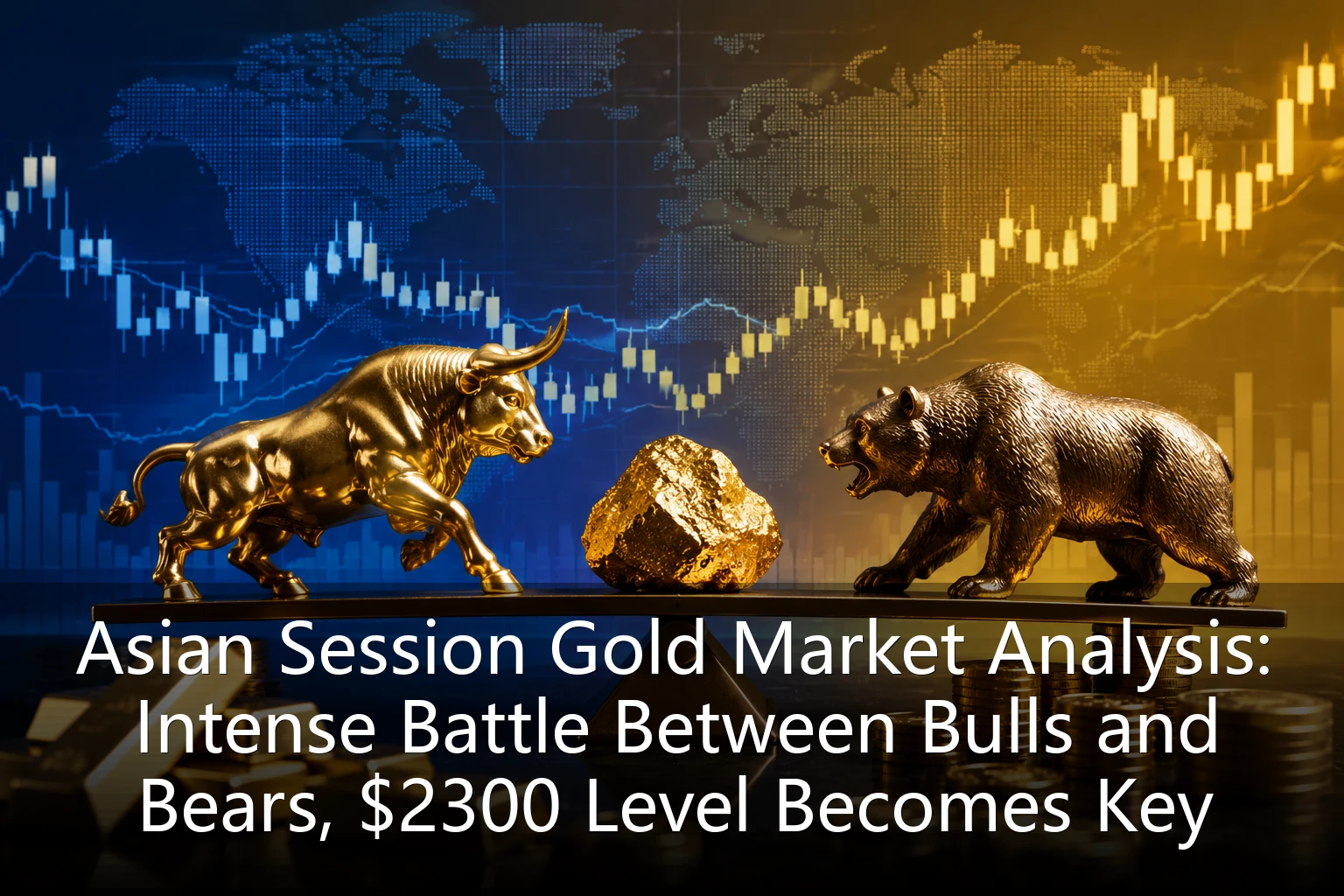Asian Session Gold Market Analysis: Intense Battle Between Bulls and Bears, $2300 Level Becomes Key