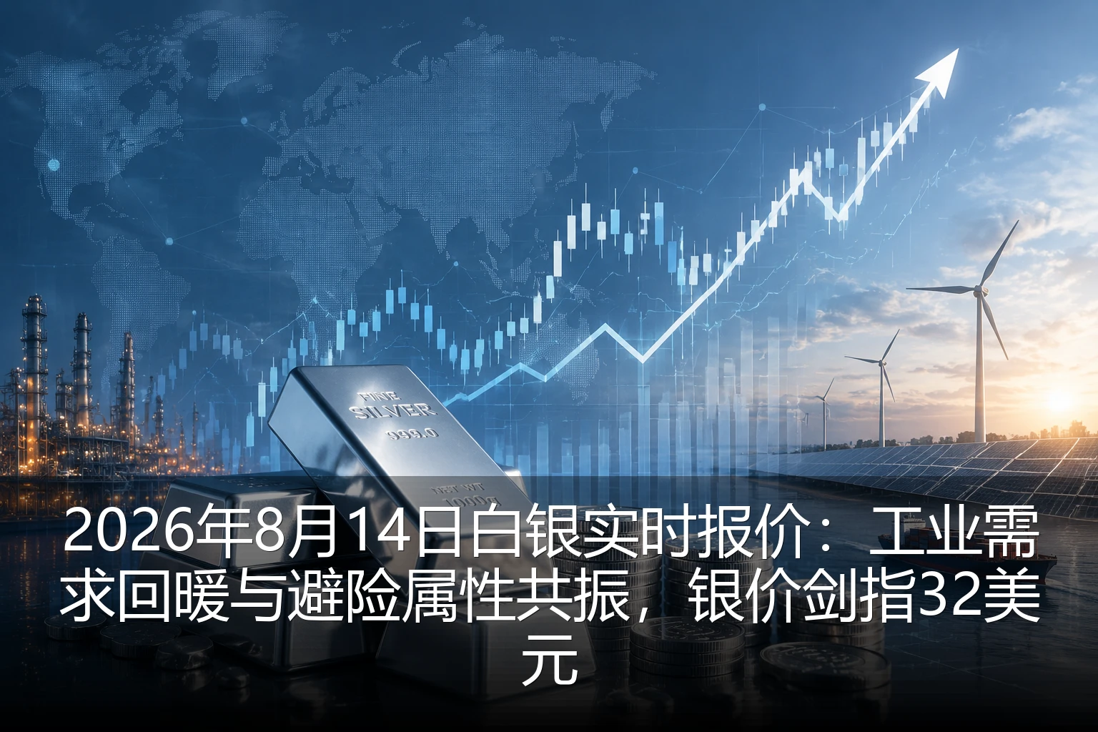 2026年8月14日白银实时报价：工业需求回暖与避险属性共振，银价剑指32美元
