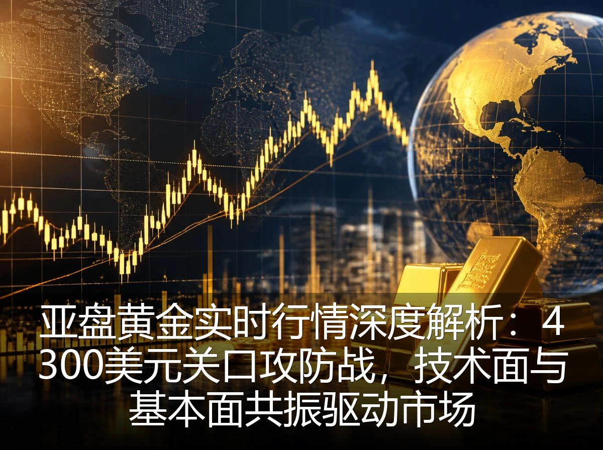 亚盘黄金实时行情深度解析：4300美元关口攻防战，技术面与基本面共振驱动市场